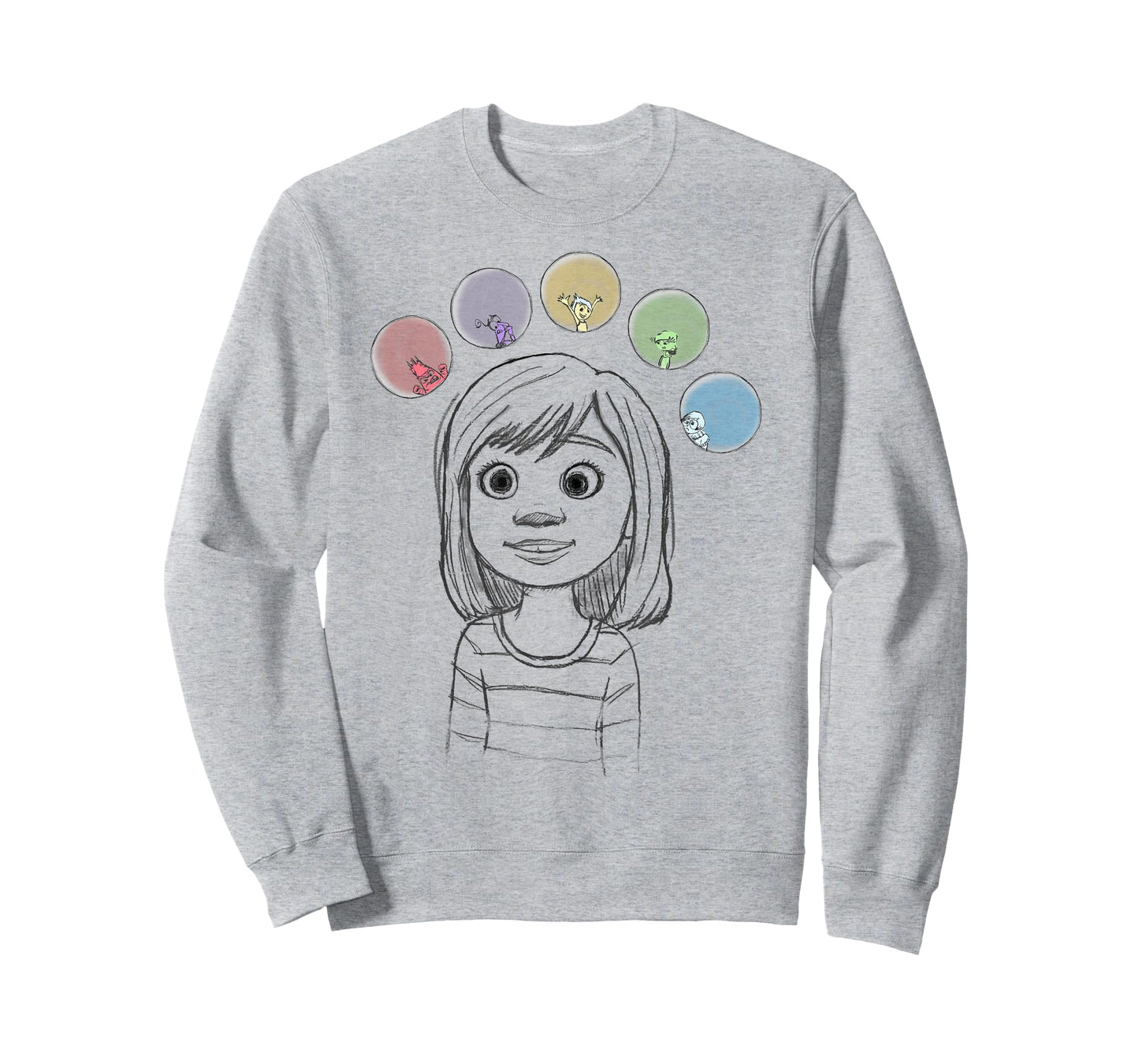 Disney Pixar Inside Out Riley Many Emotions Bubbles T-Shirt