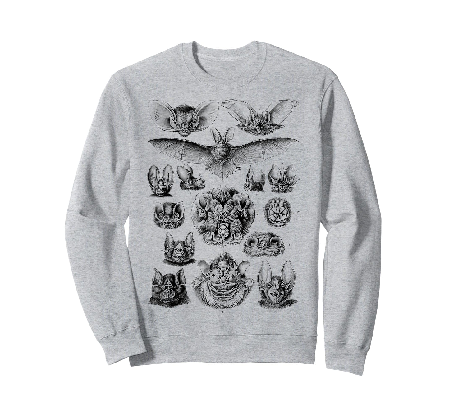 Ernst Haeckel Bats Scientific Illustration Biology bat lover T-Shirt