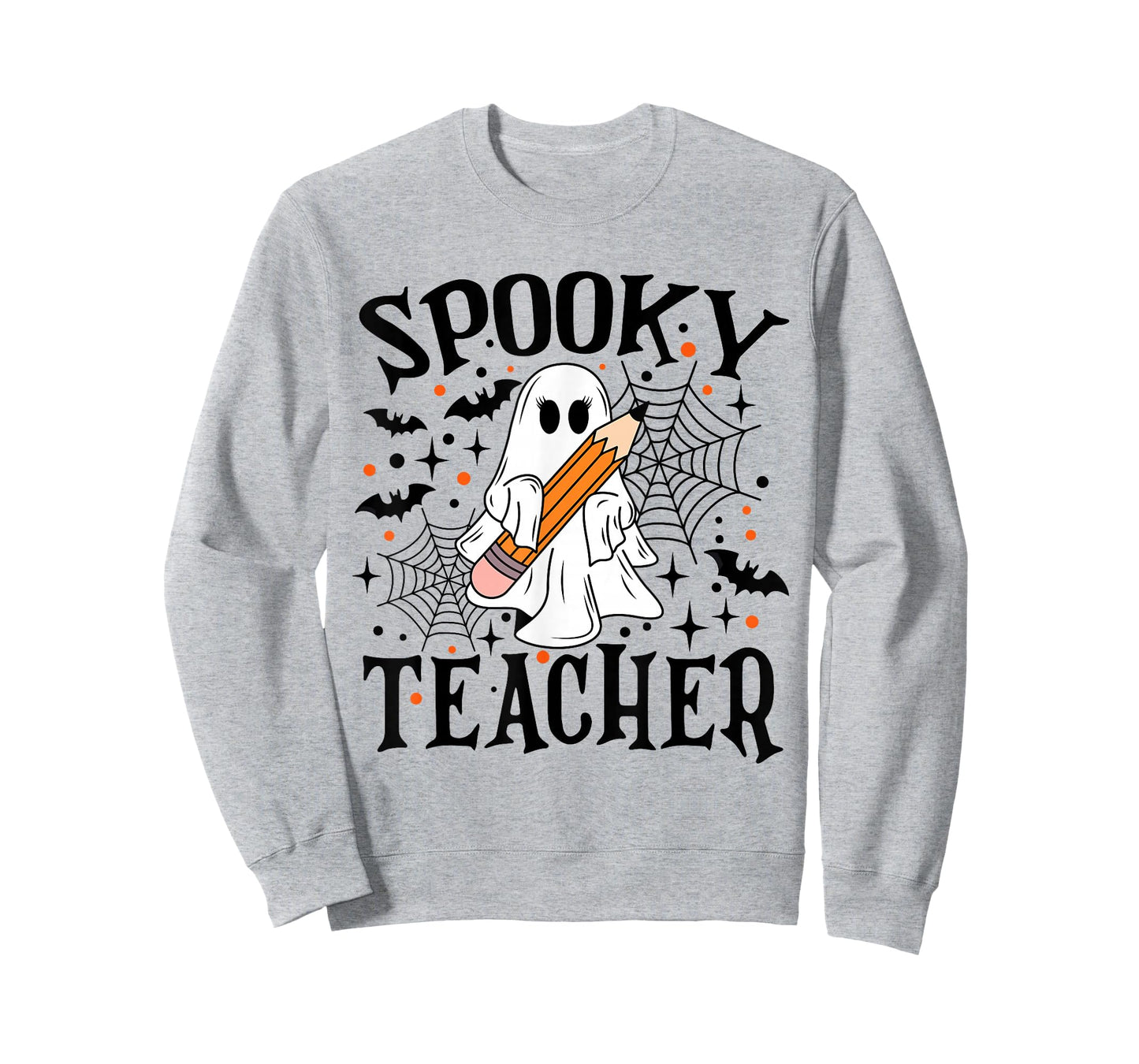 Spooky Teacher Ghost Boo Halloween Spooky Season Teaching T-Shirt