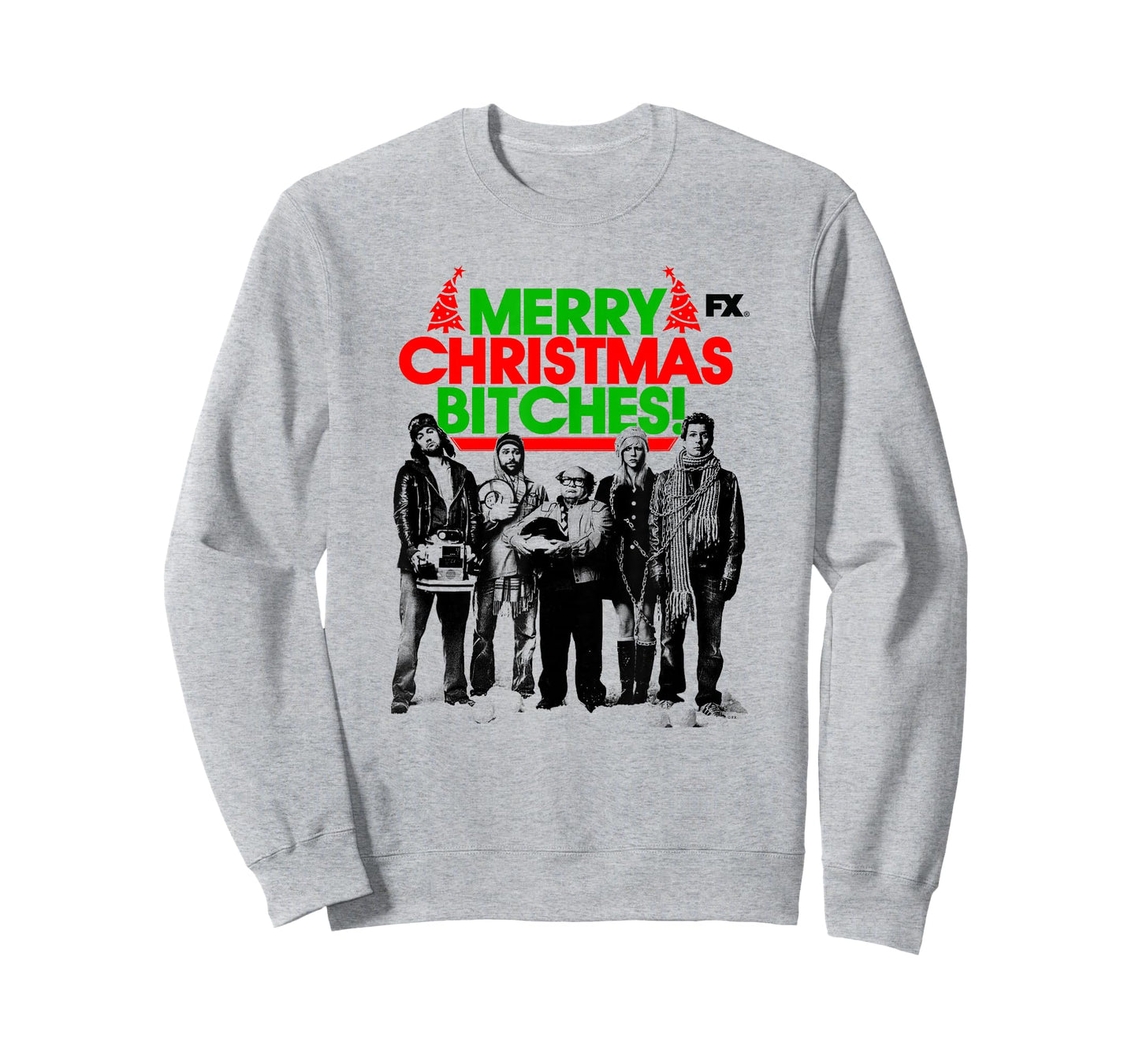 It's Always Sunny Merry Christmas from The Gang Holiday T-Shirt