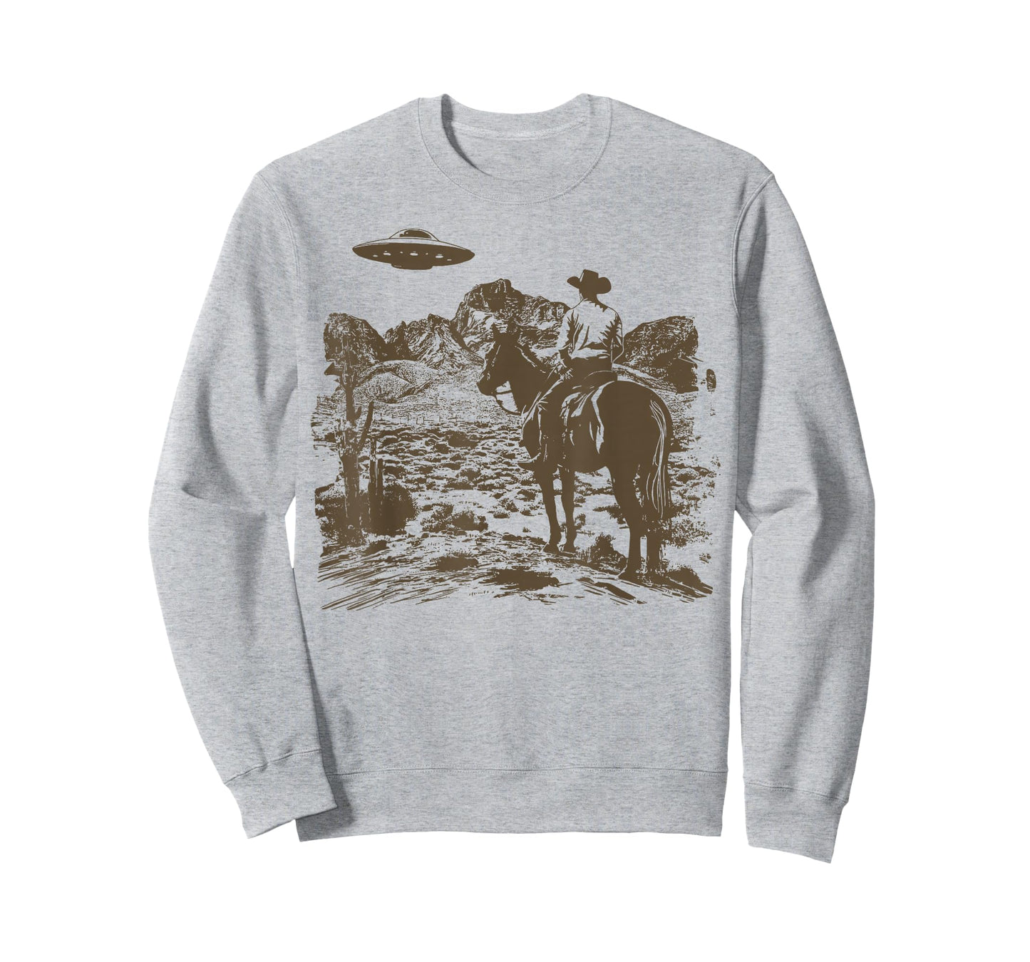 Ufo Western Cowboy T-Shirt