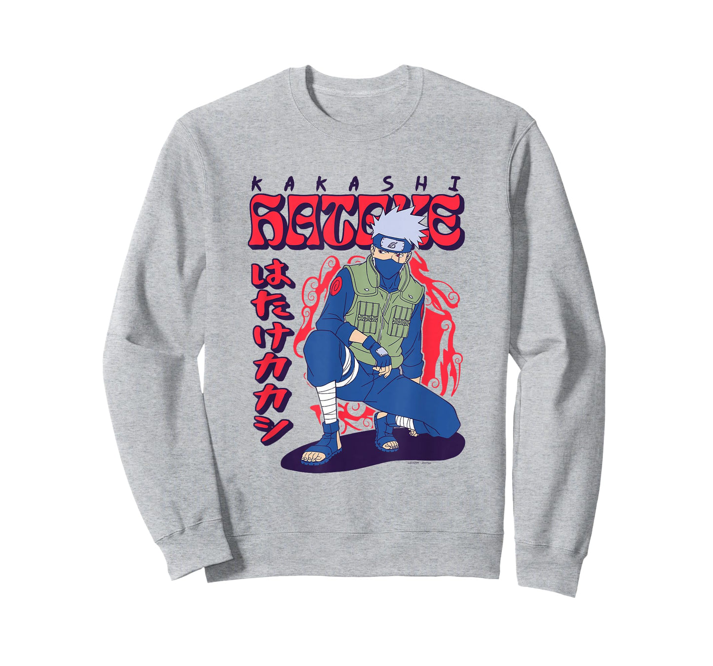 Naruto Shippuden Kakashi Wavy Text T-Shirt