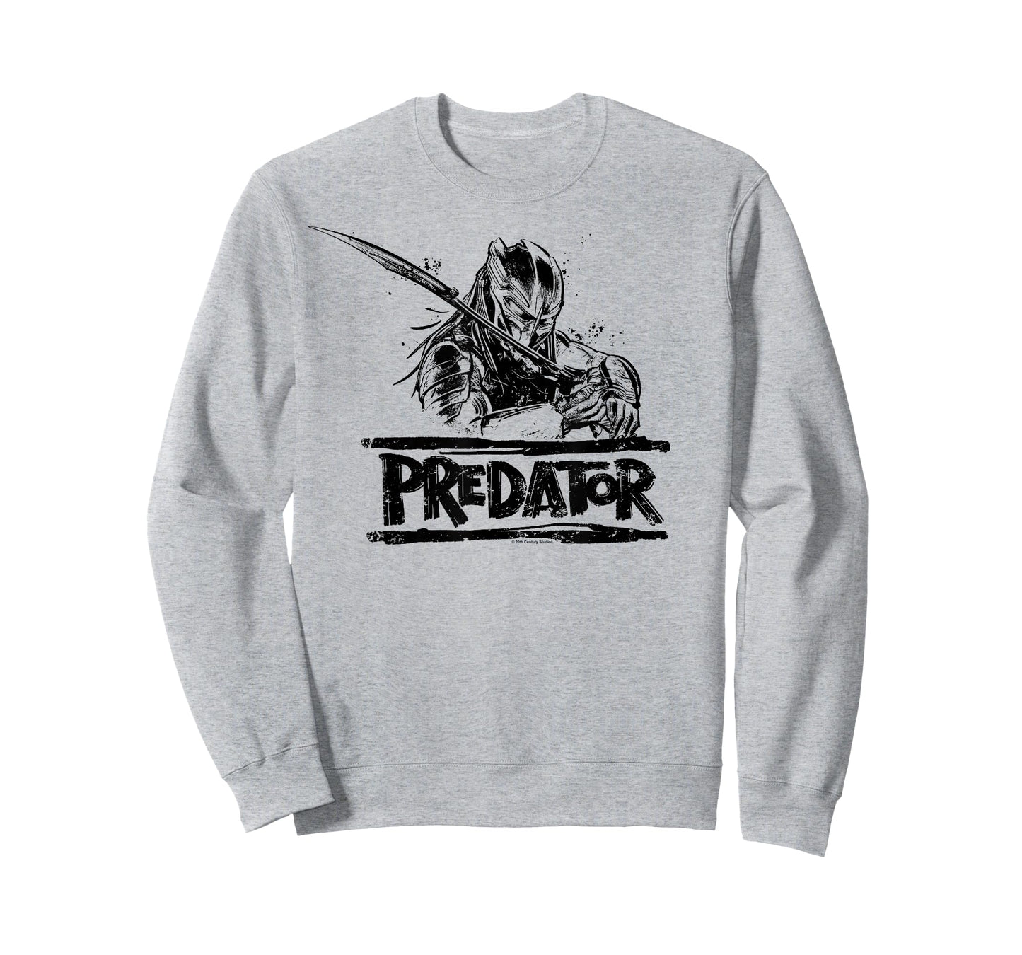 Predator: Badlands Warrior Wielding His Sword Silhouette T-Shirt