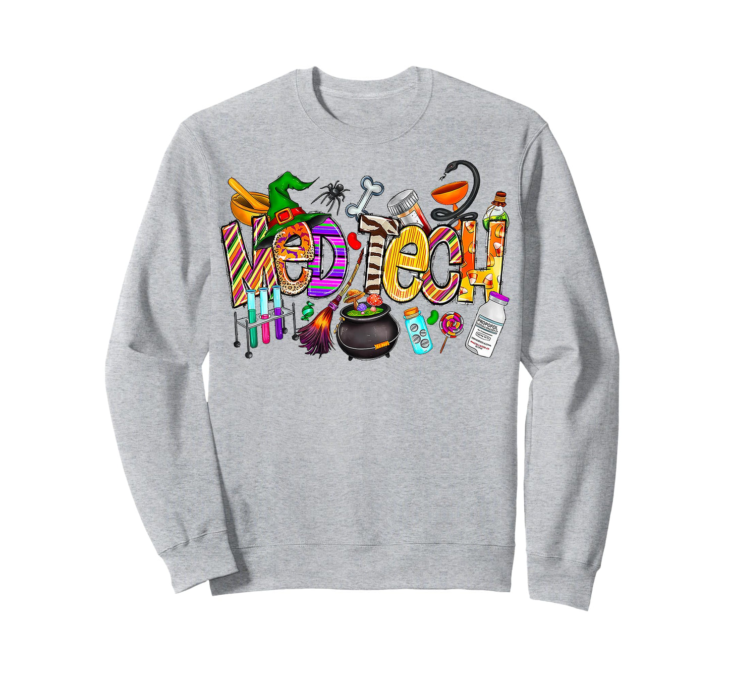 Med Tech Wiccan Witches Halloween Spooky Season Costume T-Shirt