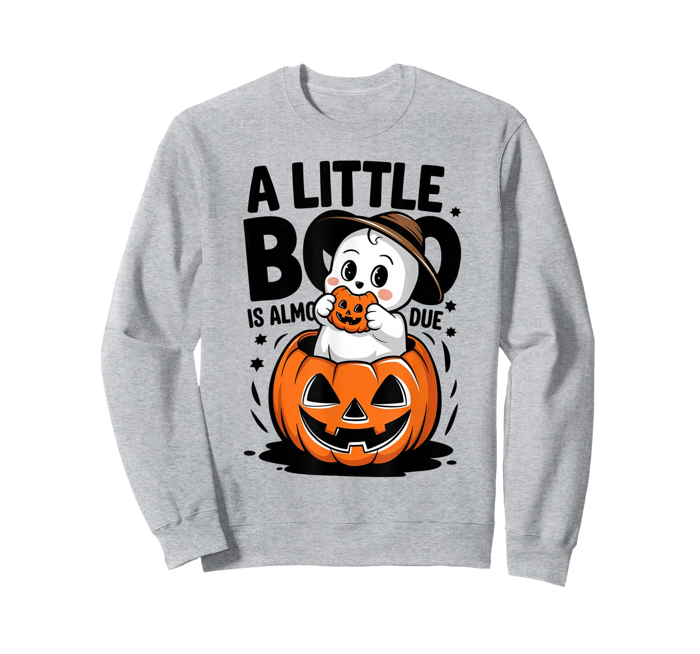 Little Boo Is Almost Due Halloween Pregnant Baby Ghost T-Shirt