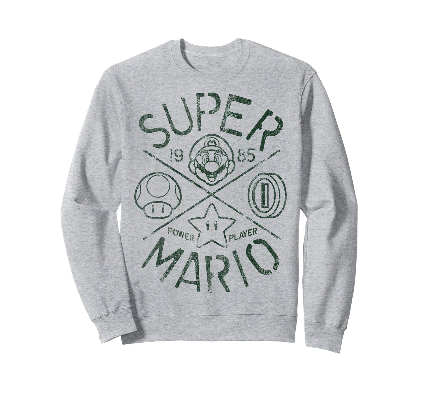 Nintendo Super Mario Vintage Crest 1985 Graphic T-Shirt T-Shirt