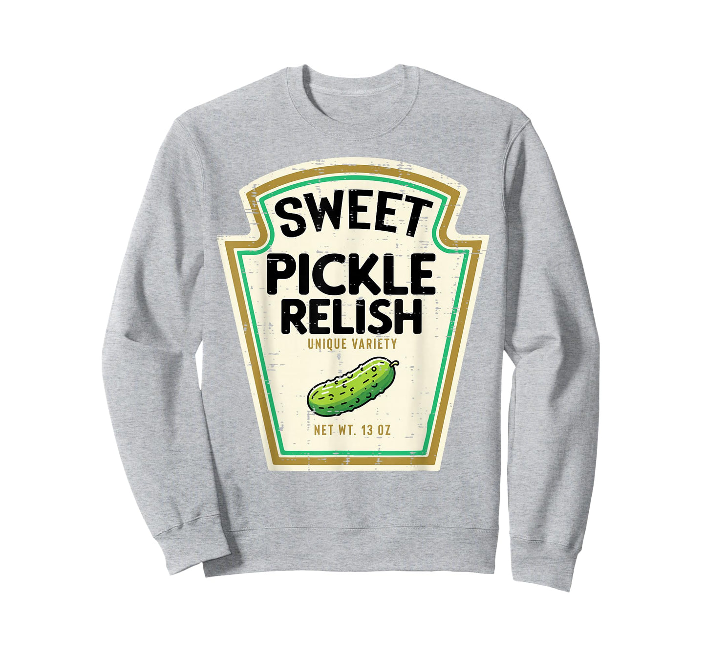 Halloween Pickle Relish Food Matching Costume Women Men Kids T-Shirt