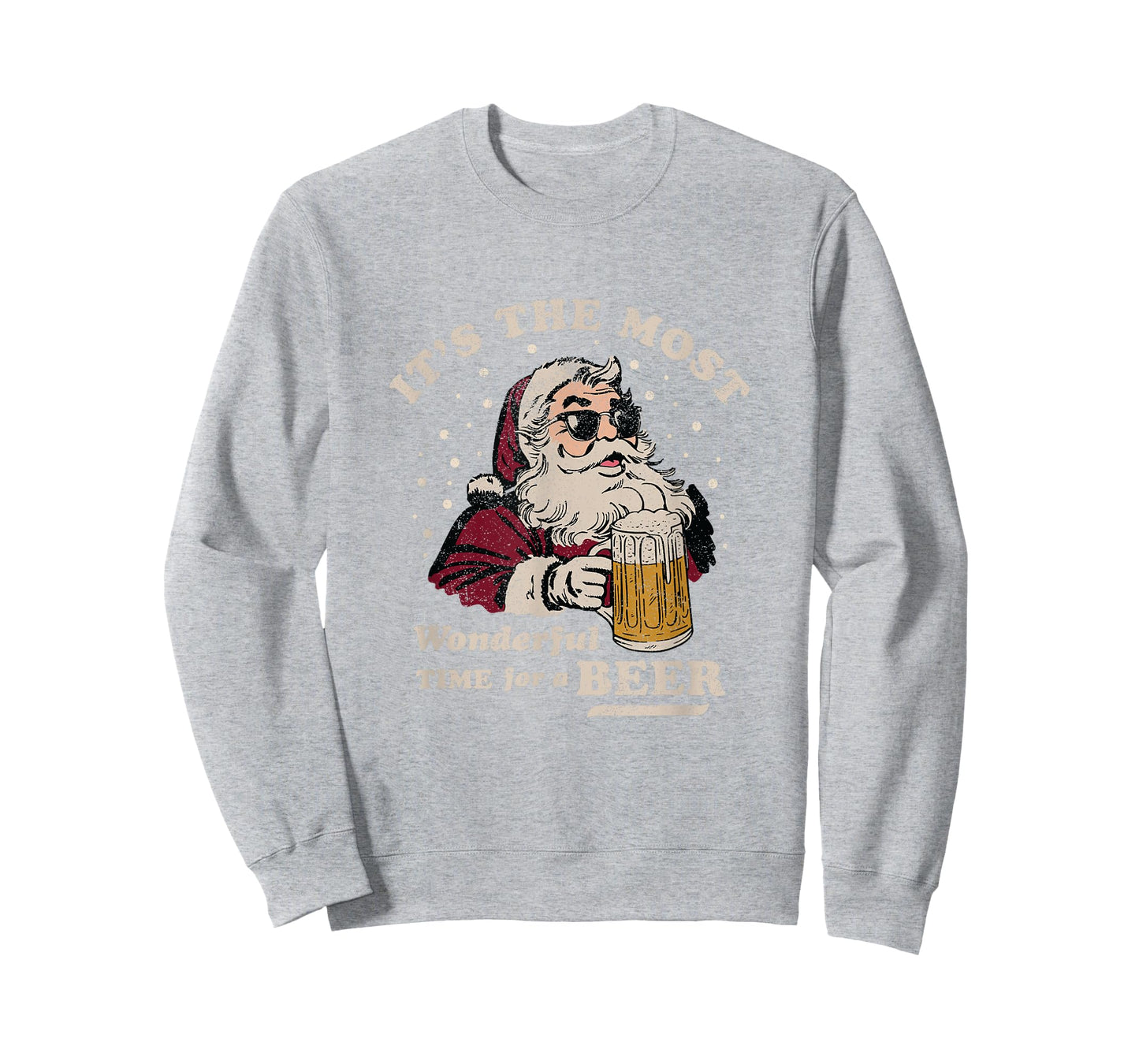 Funny Santa Beer Merry Christmas T-Shirt