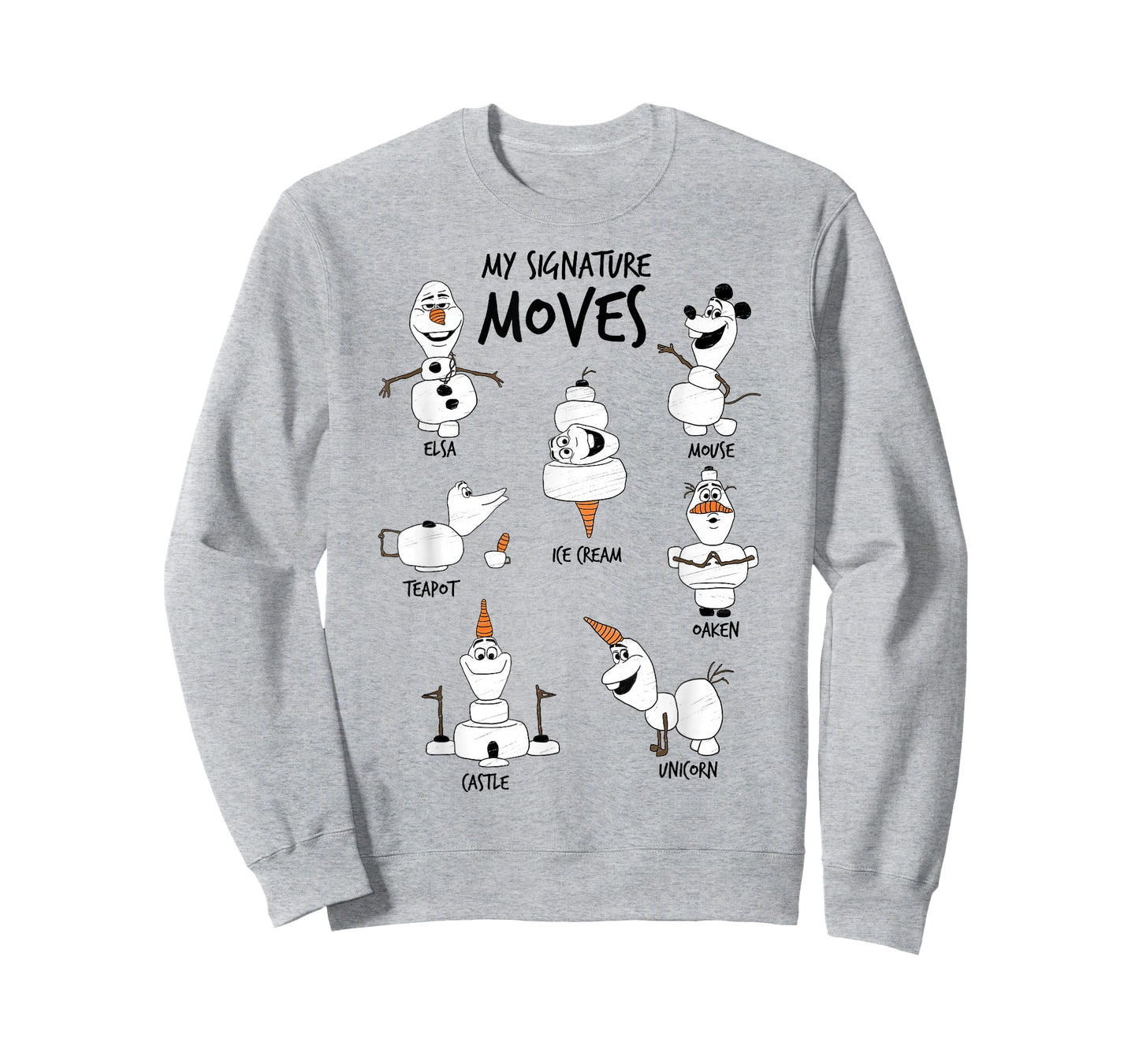 Disney Frozen 2 Olaf My Signature Moves Character Textbook T-Shirt