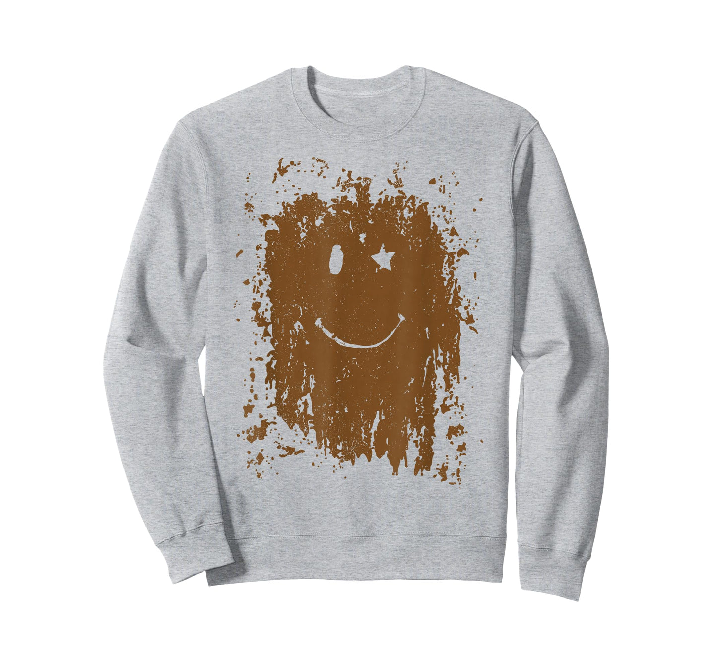 Funny Mud Splatter Face Cool Marathon and Mud Run T-Shirt
