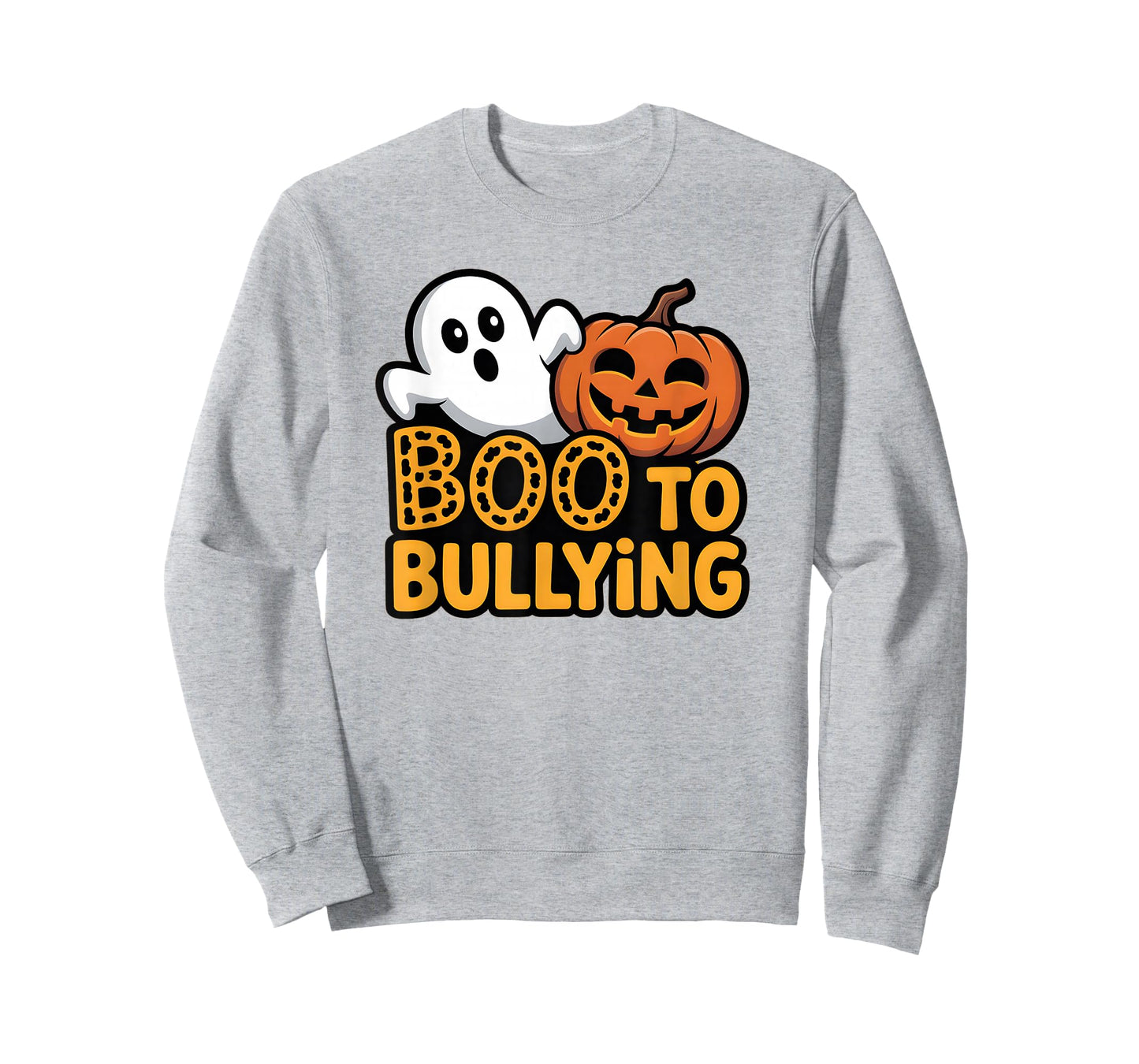 Boo To Bullying Ghost Pumpkin Orange Anti Bully Unity Day T-Shirt