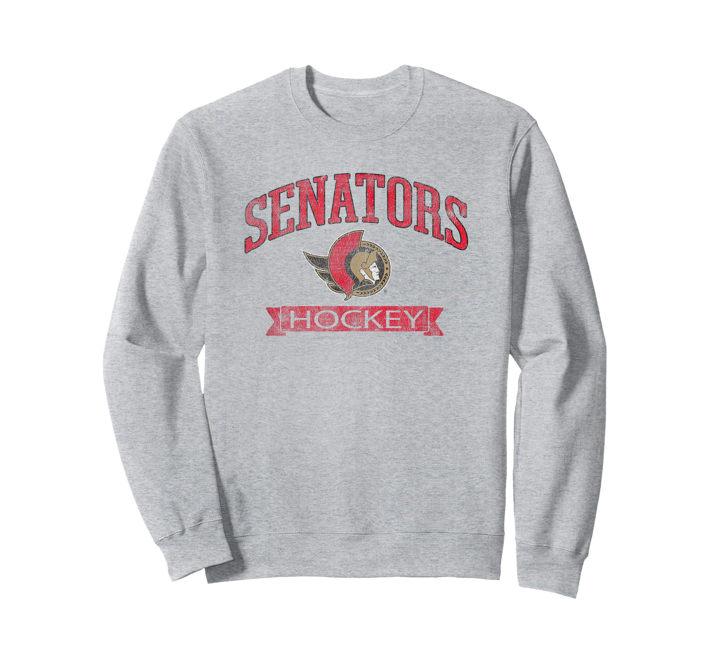 Ottawa Senators Vintage Hockey Gray NHL Officially Licensed T-Shirt
