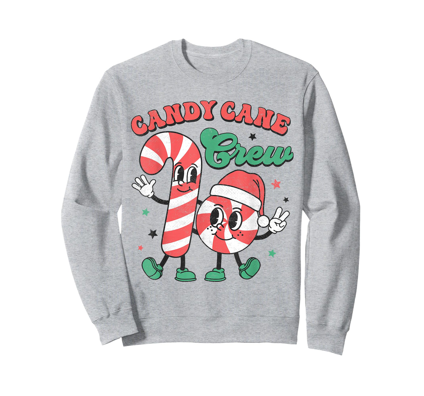 Candy Cane Crew Christmas Xmas Love Candy Boys Girls Kids T-Shirt