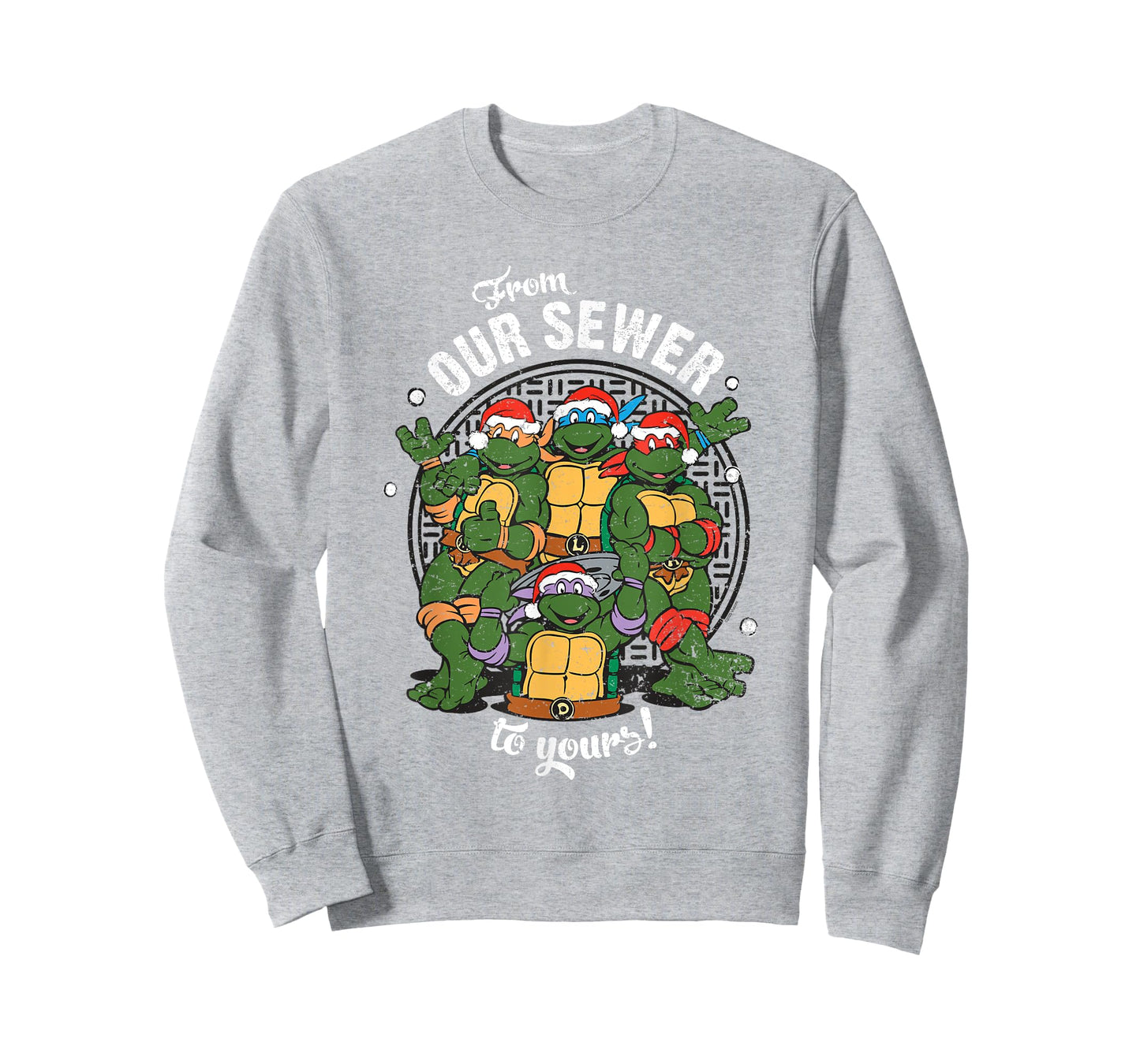 TMNT From Our Sewer to Yours Happy Holidays T-Shirt