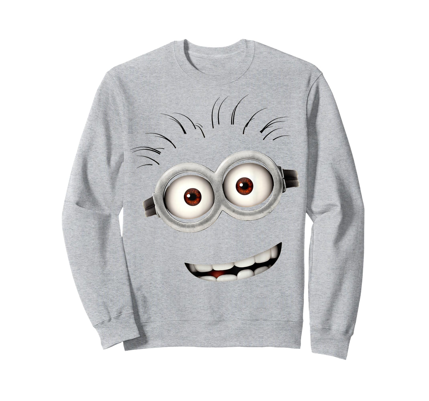 Despicable Me Minions Bob Smiling Face Graphic Short Sleeve T-Shirt