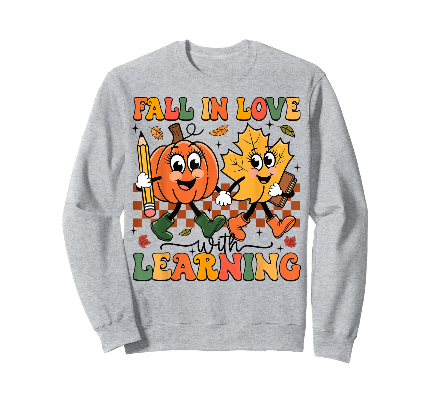 Fall In Love With Learning Thanksgiving Teacher Student T-Shirt