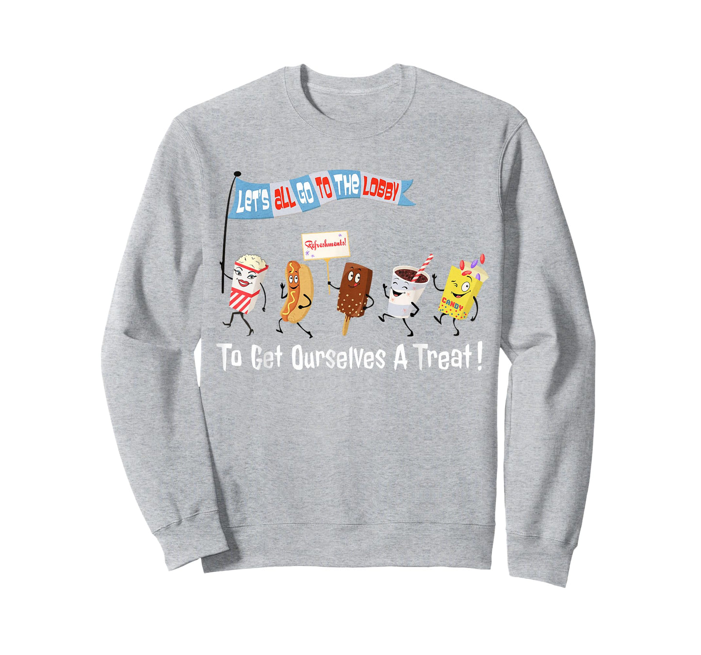 Let’s All Go To The Lobby Treat Retro style tee Movie Funny T-Shirt