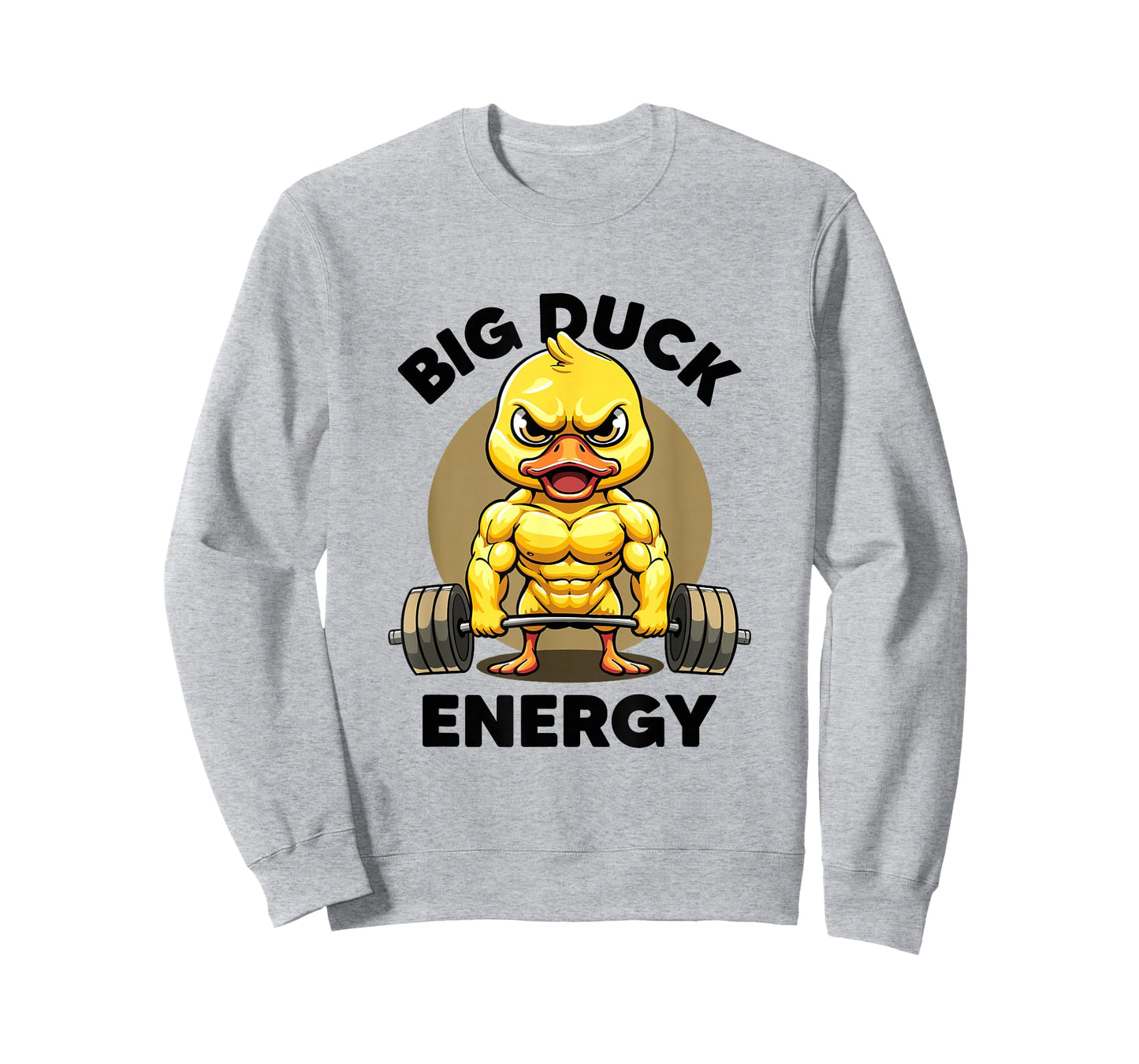 Big Duck Energy Duck Lovers Funny Gym Weightlifting Duck T-Shirt