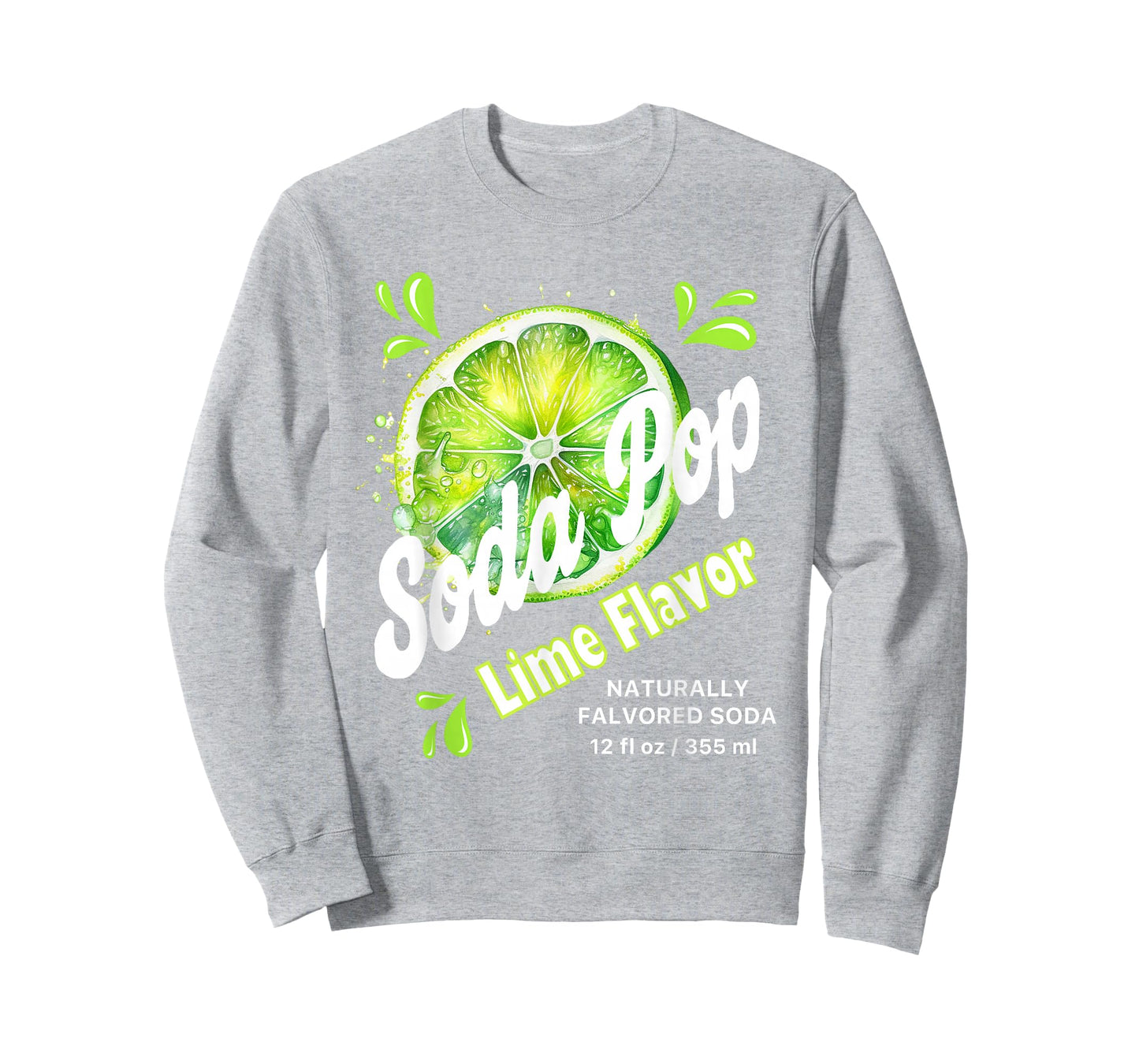 Lime Flavor Soda Pop Costume for Adults and Kids Halloween T-Shirt