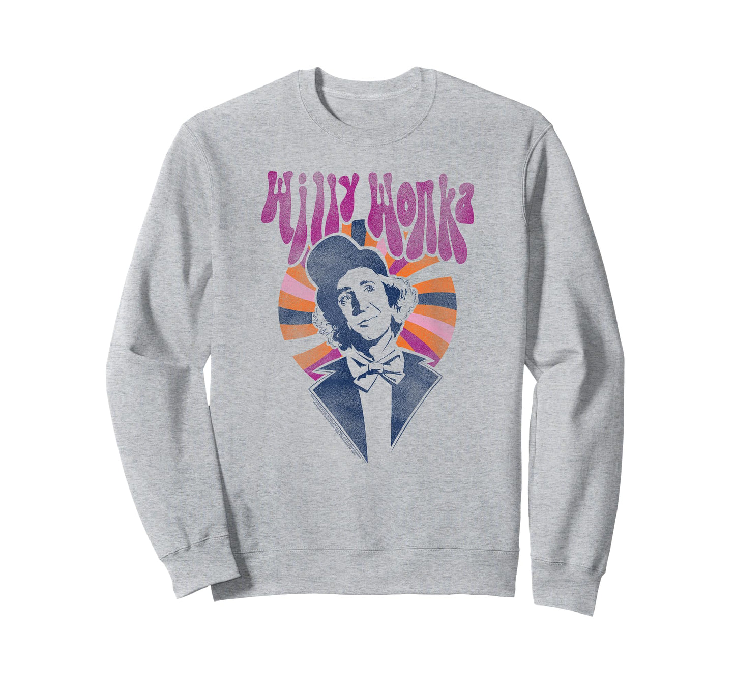 Willy Wonka and The Chocolate Factory Colorful Heart Movie T-Shirt