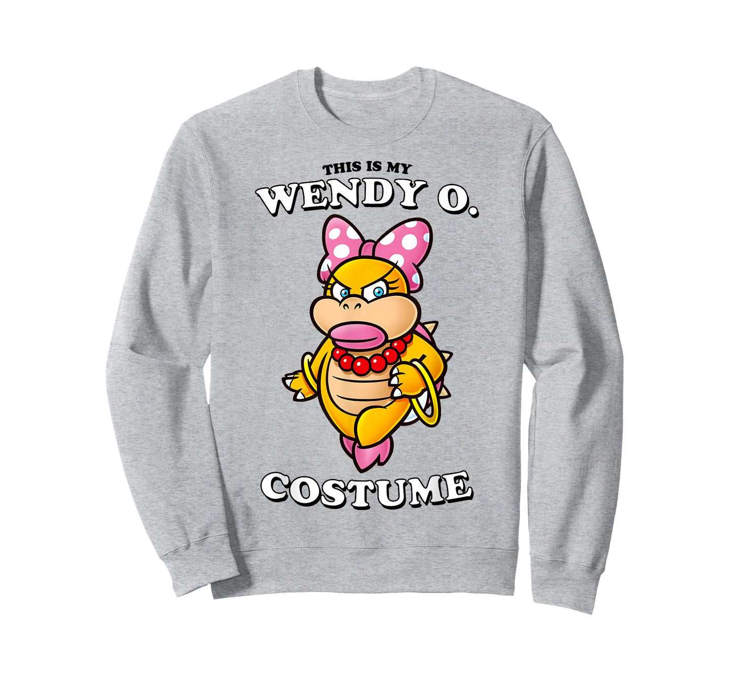 Super Mario Bros Halloween This Is My Wendy O. Costume T-Shirt