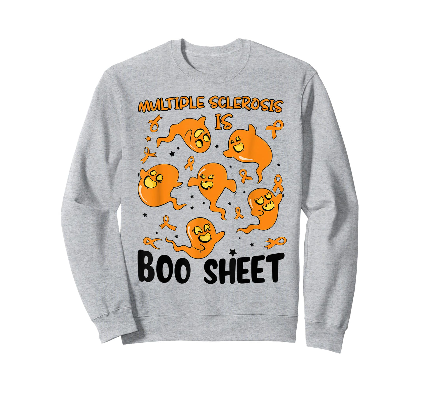 Funny Multiple Sclerosis Is Boo Sheet Ghost Halloween T-Shirt