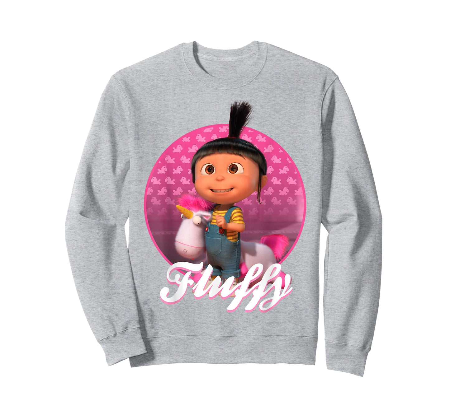 Despicable Me Minions Anges Gru Fluffy Graphic T-Shirt T-Shirt
