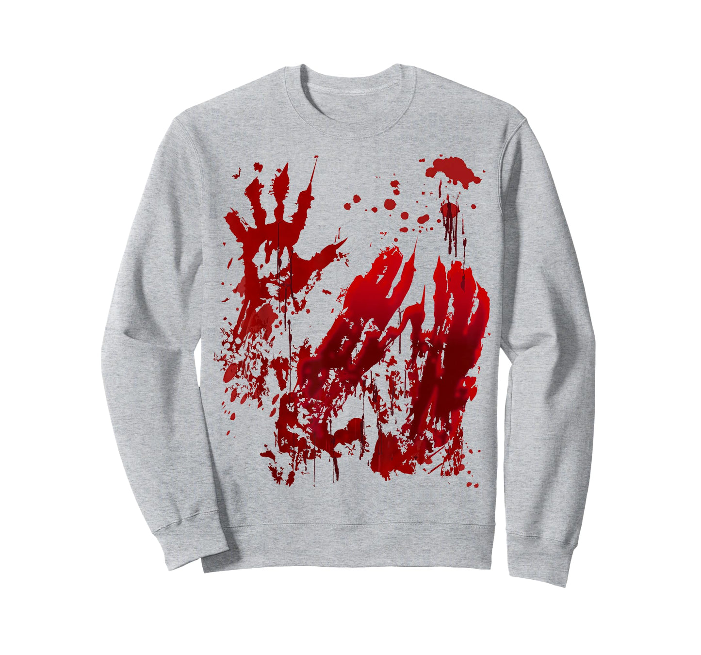 Bloody Halloween Shirt Blood Splatter Zombie Hand Graphic T-Shirt