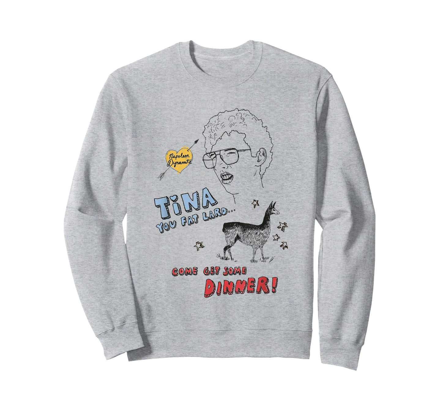 Napoleon Dynamite Tina Get Your Dinner Sketchbook T-Shirt