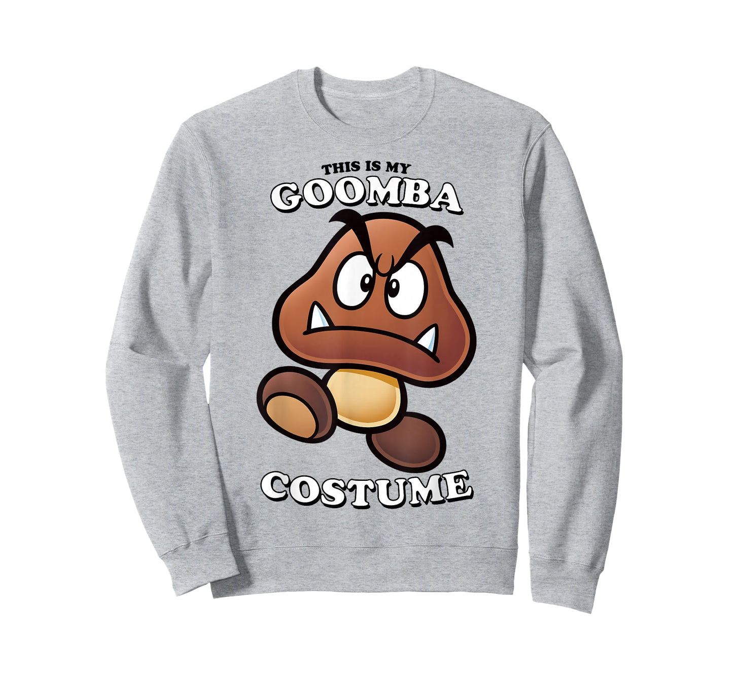 Super Mario Bros Halloween This Is My Goomba Costume T-Shirt