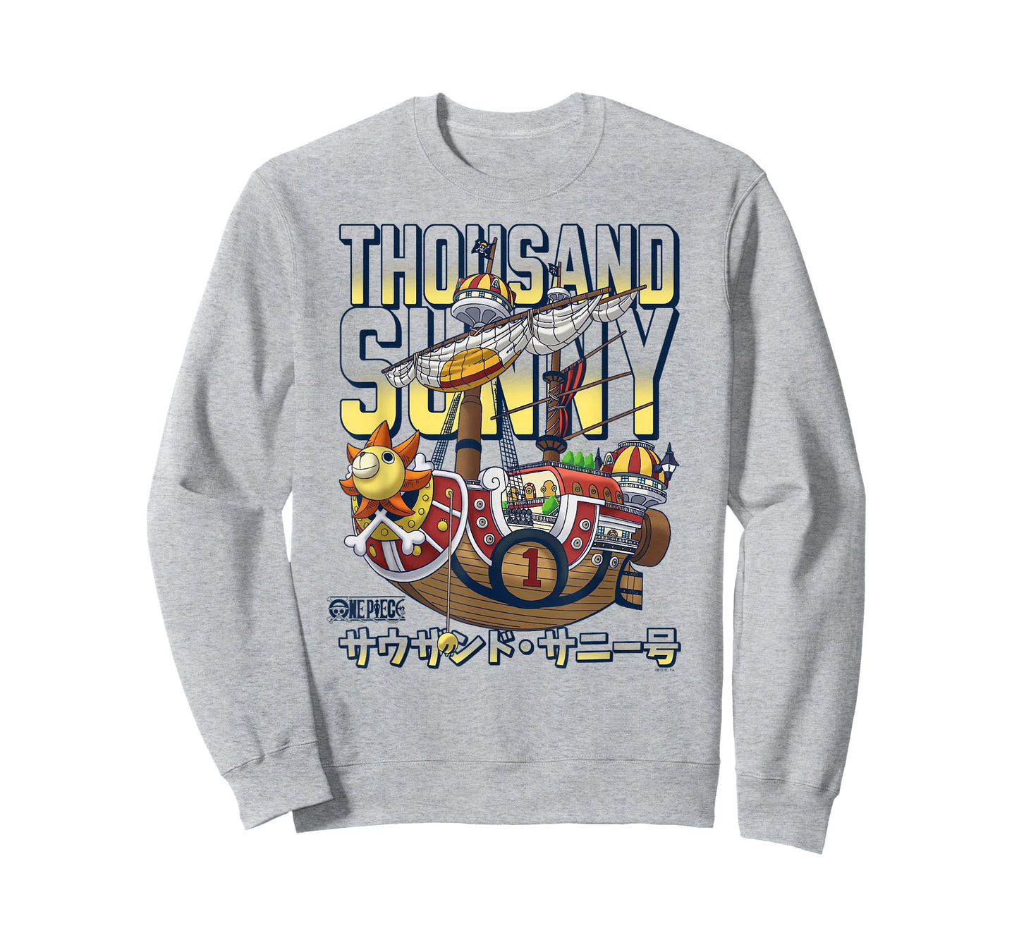 One Piece Anime Thousand Sunny Pirate Ship T-Shirt
