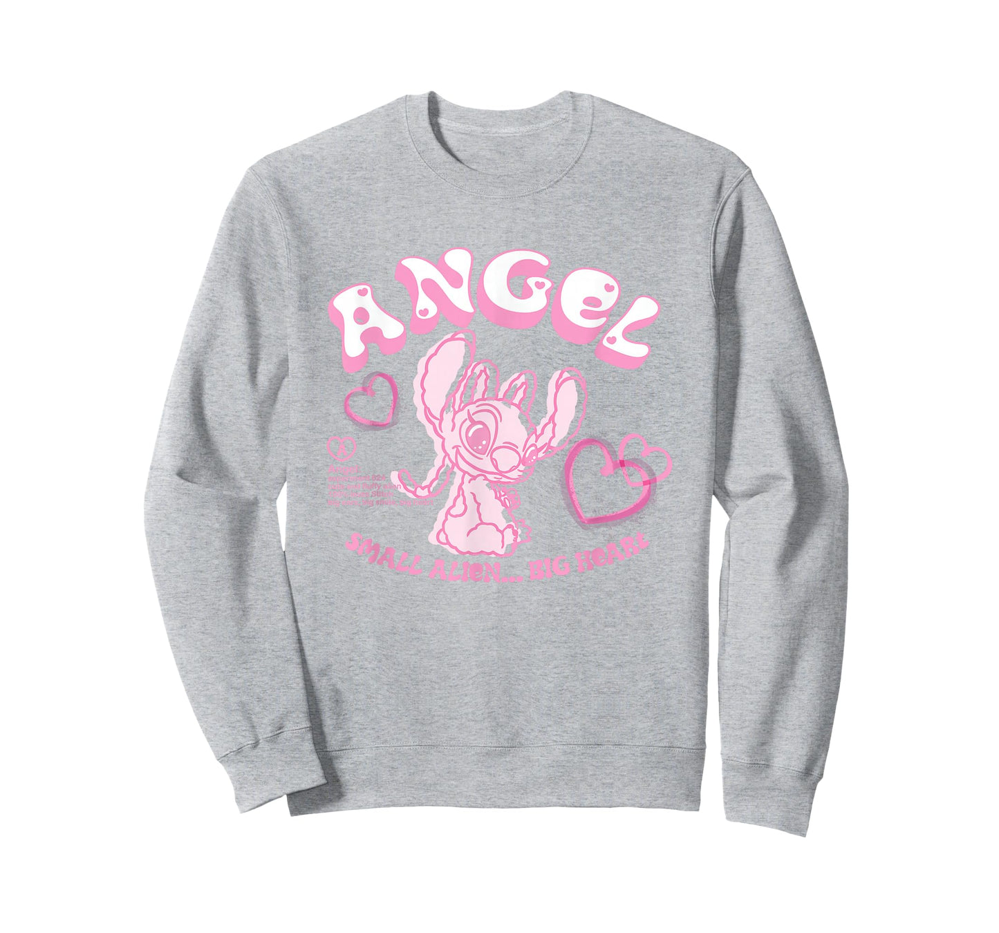 Disney Lilo & Stitch Angel Small Alien Big Heart T-Shirt