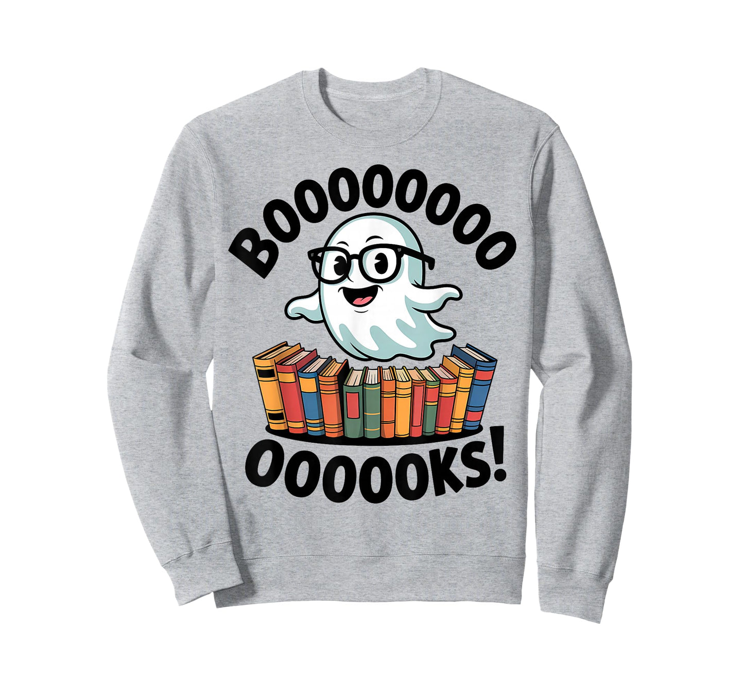 Books Funny Nerdy Halloween Ghost Book Lover T-Shirt