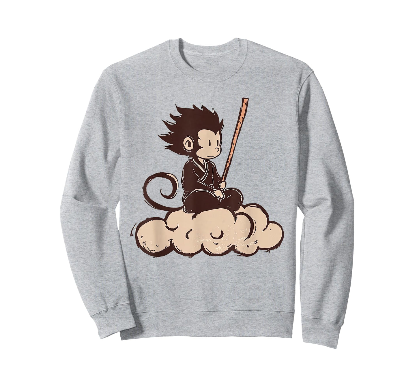 Sun Wukong on Cloud Monkey King Chinese Legend Martial Arts T-Shirt