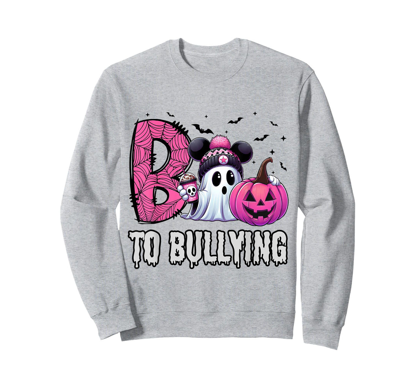 Boo to Bullying Ghost Pumpkin Orange Anti Bully Unity Day T-Shirt