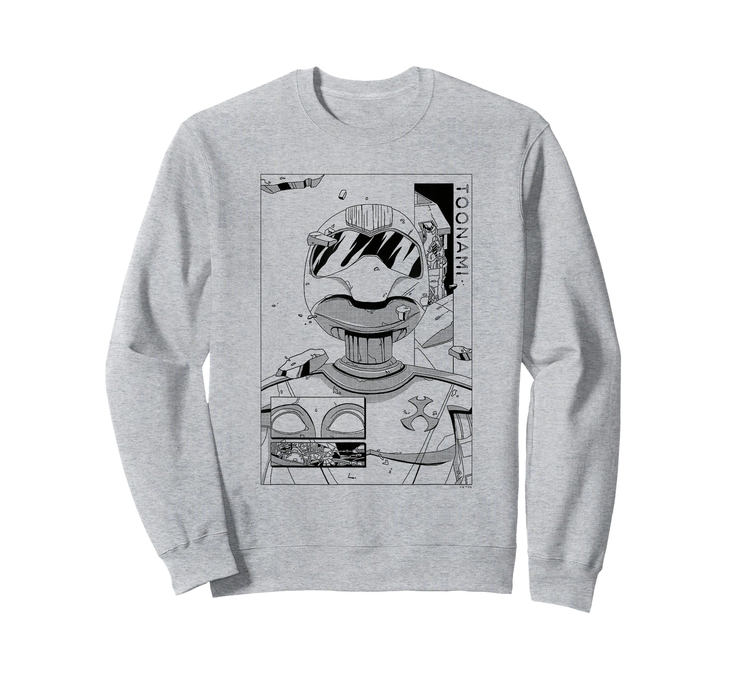 Toonami T.O.M. Manga Sketch Boxed Portrait T-Shirt