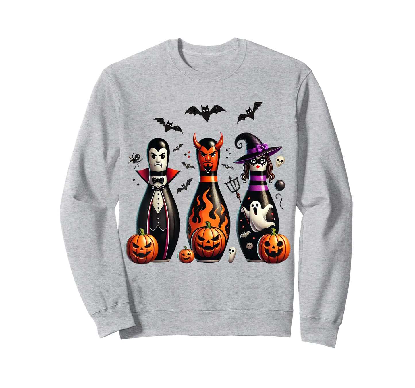 Funny Bowling Pins Halloween Spooky Costume 2 T-Shirt