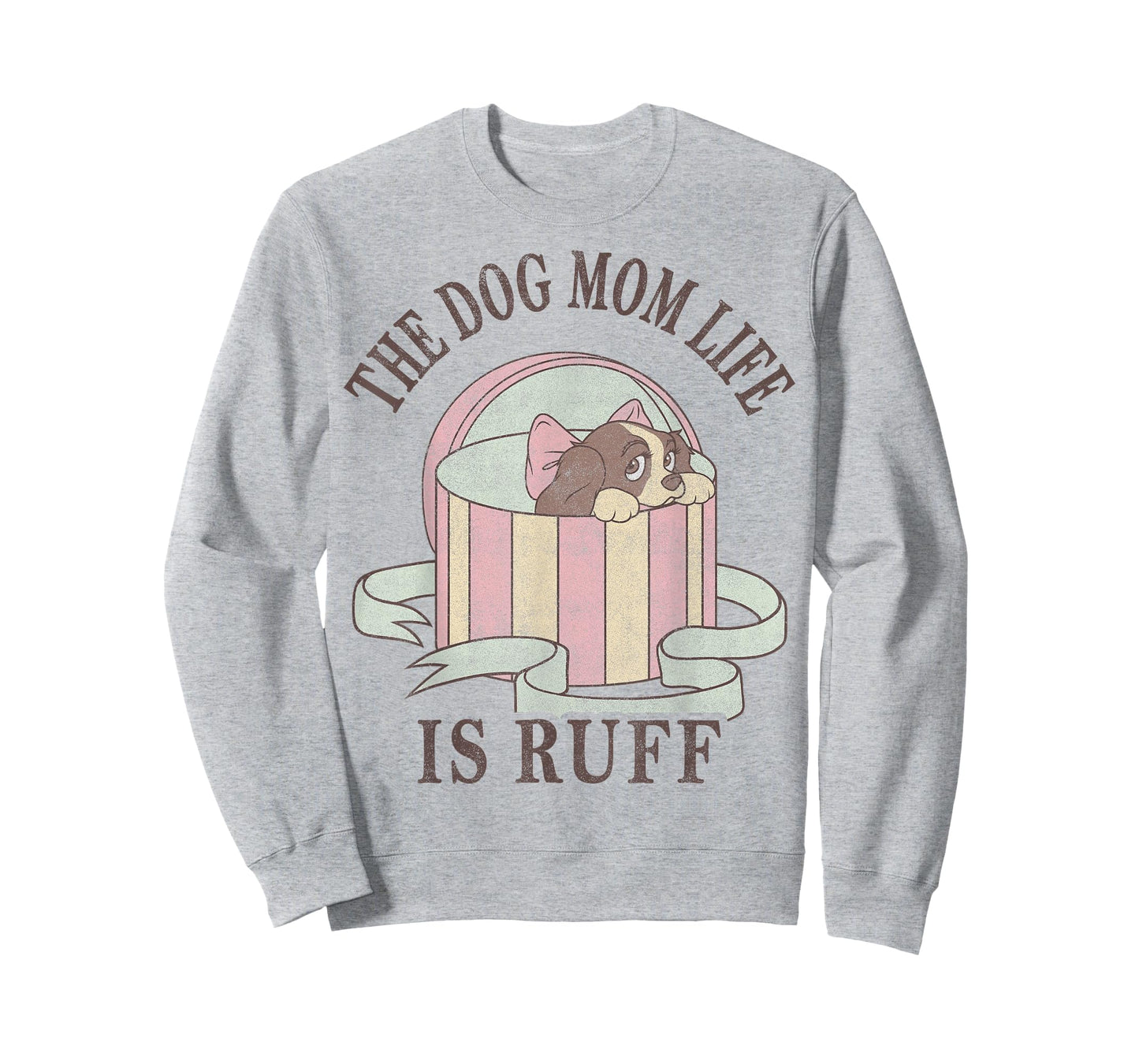 Disney Lady and The Tramp The Dog Mom Life is Ruff T-Shirt Small