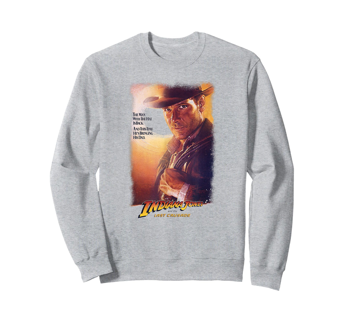 Indiana Jones and The Last Crusade Man with The Hat Poster T-Shirt