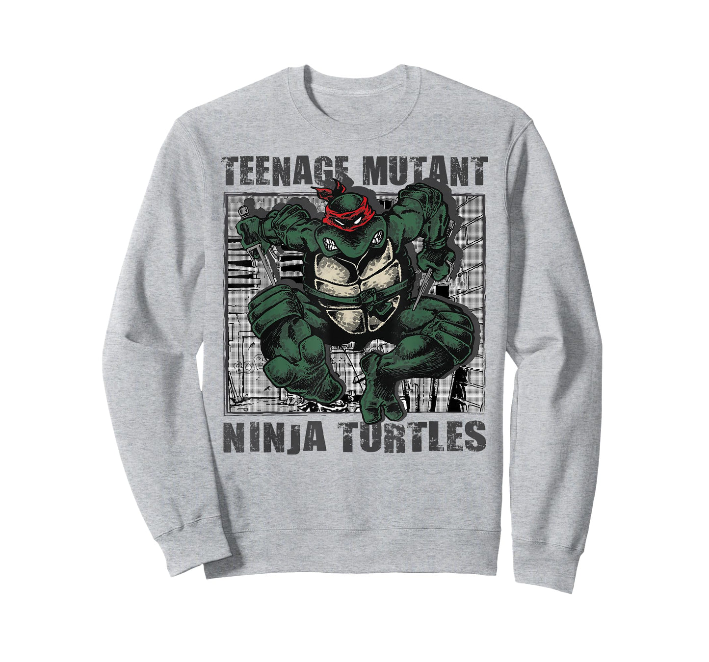 TMNT Comic Book Jump Raphael Retro Comic Book T-Shirt