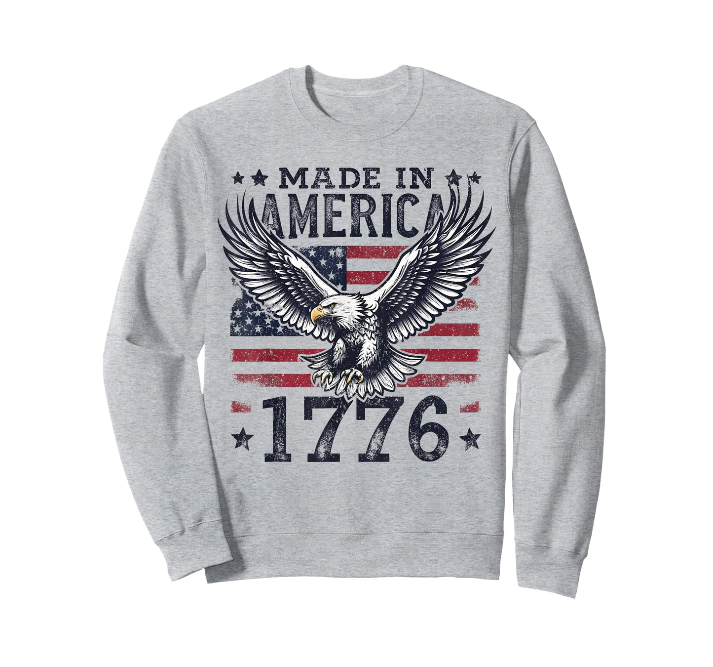Made in America 1776 Eagle USA Patriotic 4th of July T-Shirt