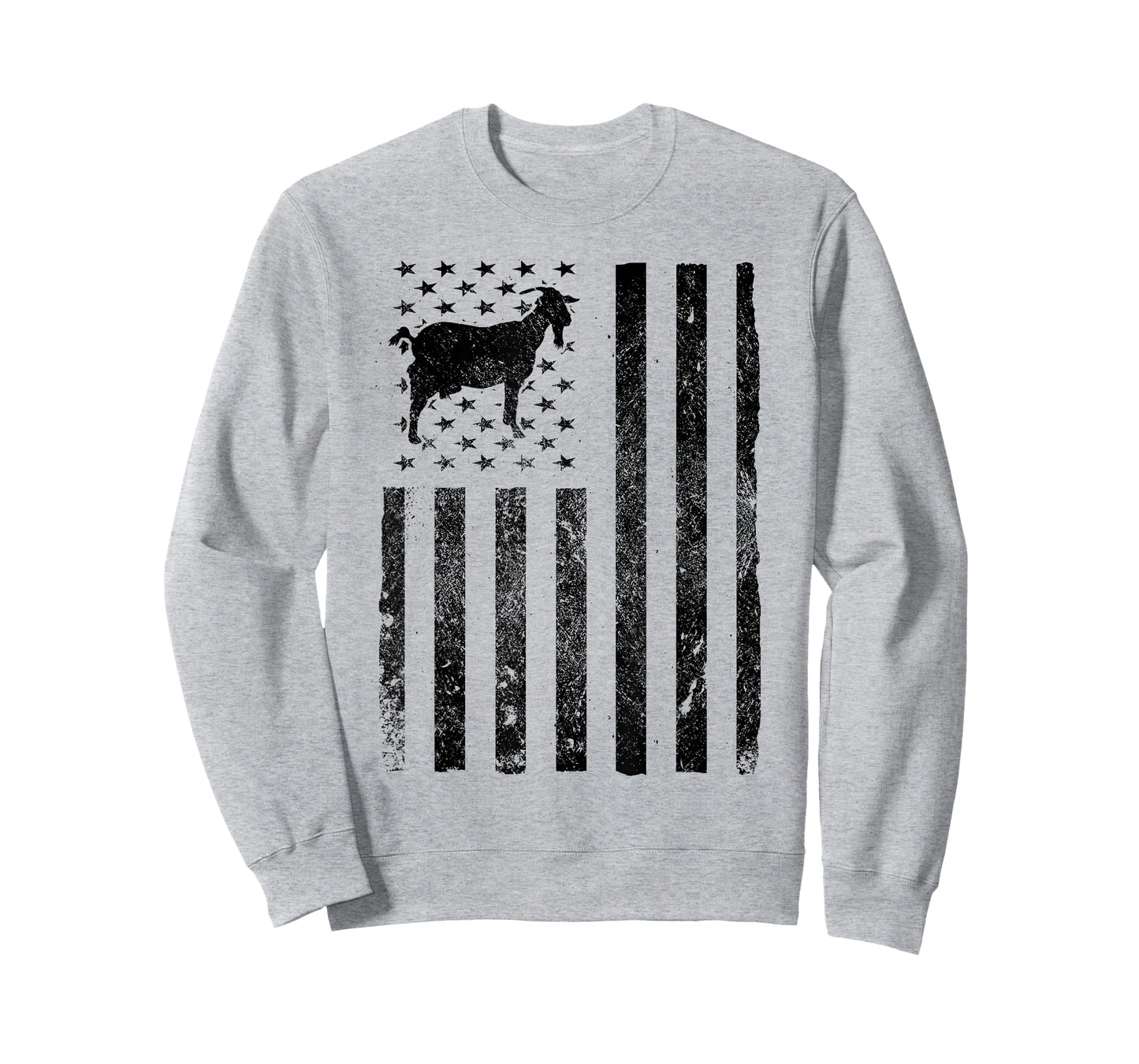 Goat Lover USA American Flag Funny Farmer T-Shirt