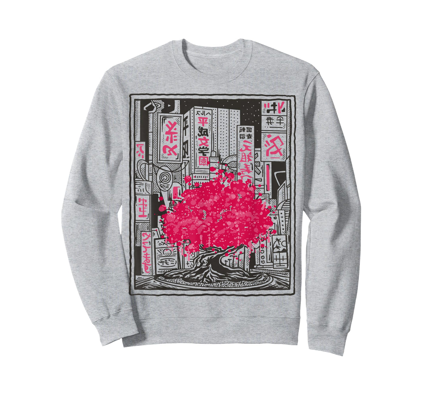 Japanese Cherry Blossom Tree City Sakura T-Shirt
