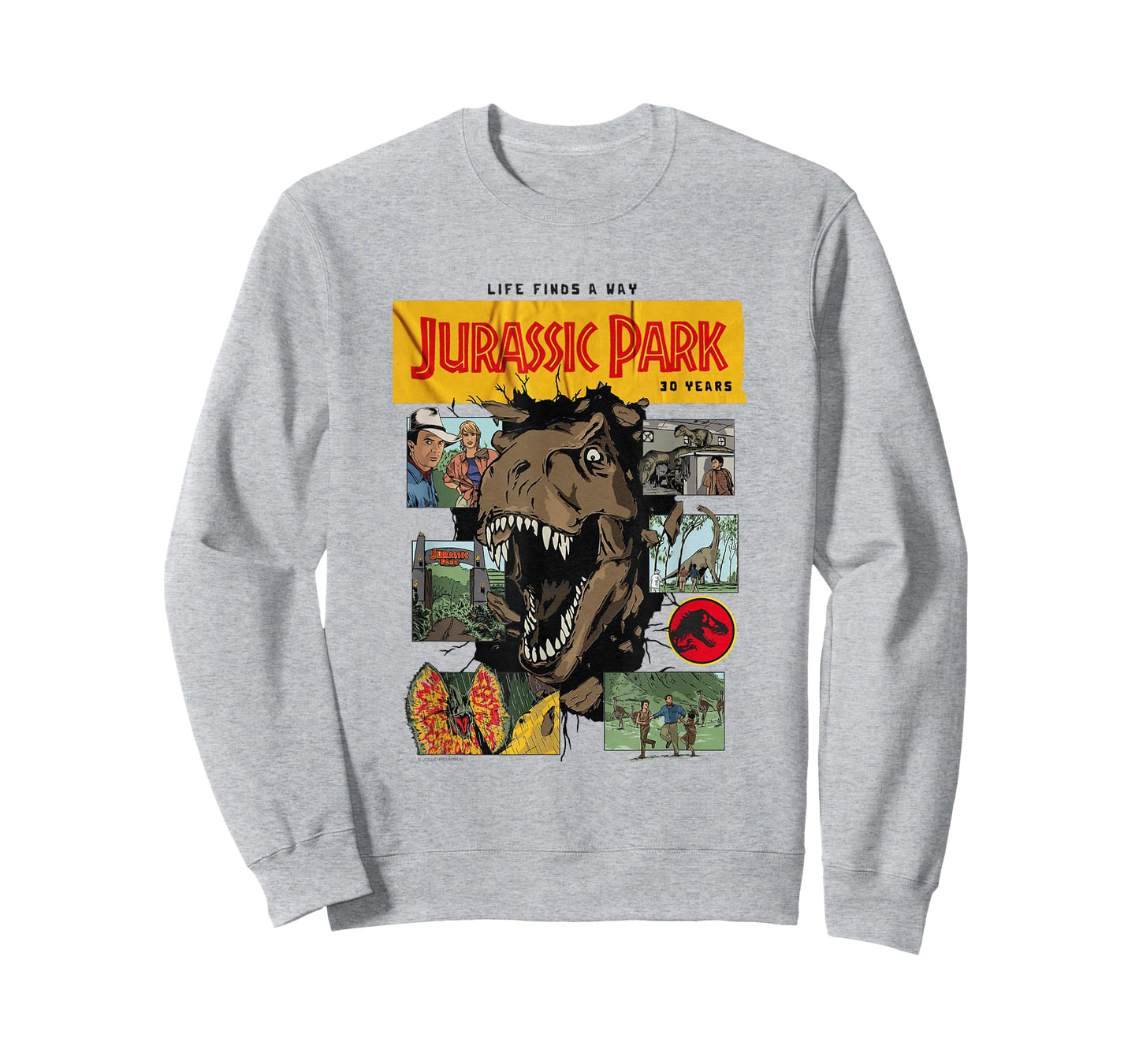 Jurassic Park 30th Anniversary Life Finds a Way T-Shirt