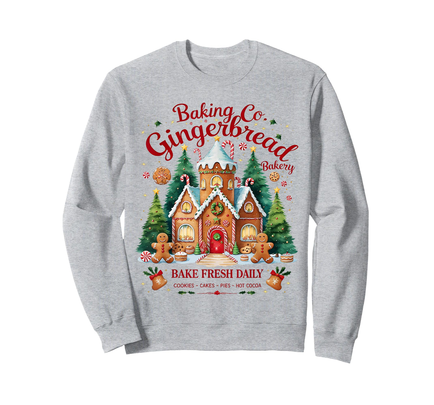 Gingerbread Baking Co Bake Fresh Daily Christmas T-Shirt