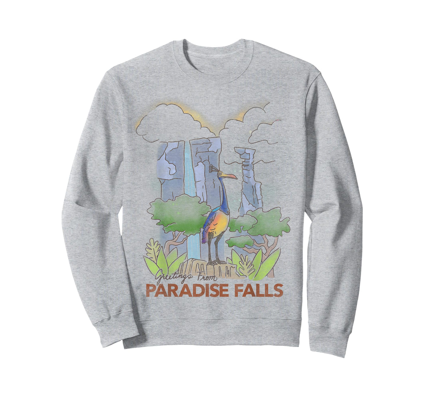 Disney Pixar Up Kevin Greetings from Paradise Falls Poster T-Shirt Small