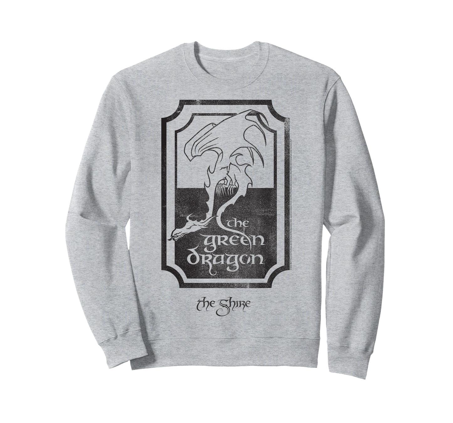 The Lord of the Rings The Green Dragon Sign Fantasy Movie T-Shirt