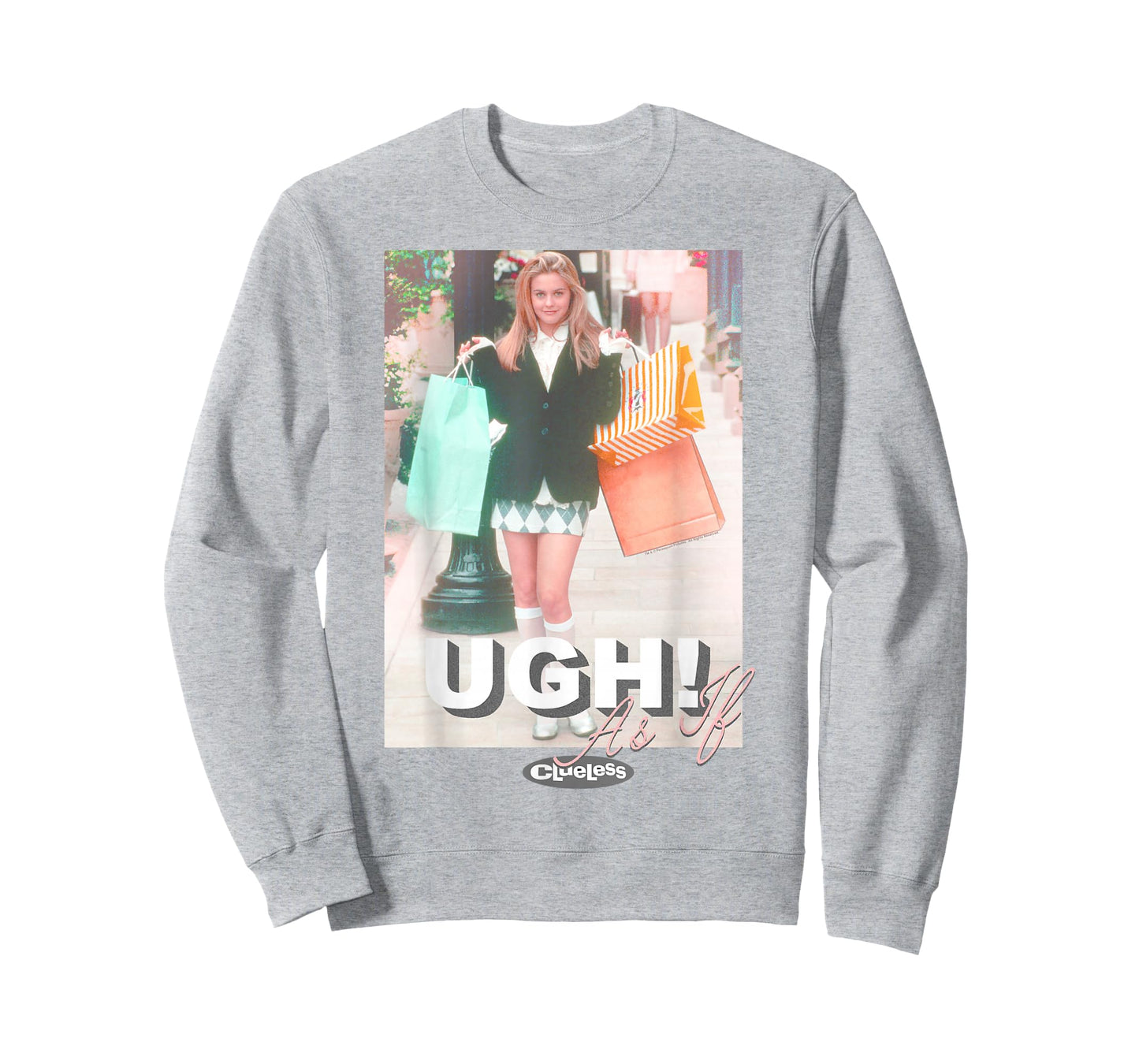 Clueless Cher Shopping Pose Ugh As If Graphic T-Shirt T-Shirt