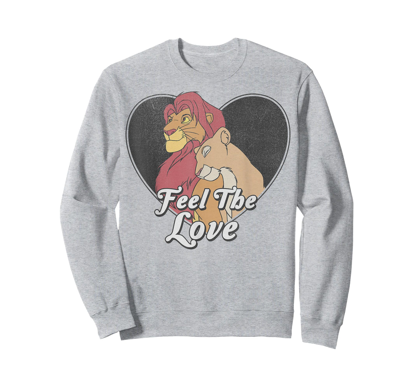 Disney The Lion King Valentine's Day Feel The Love Vintage T-Shirt