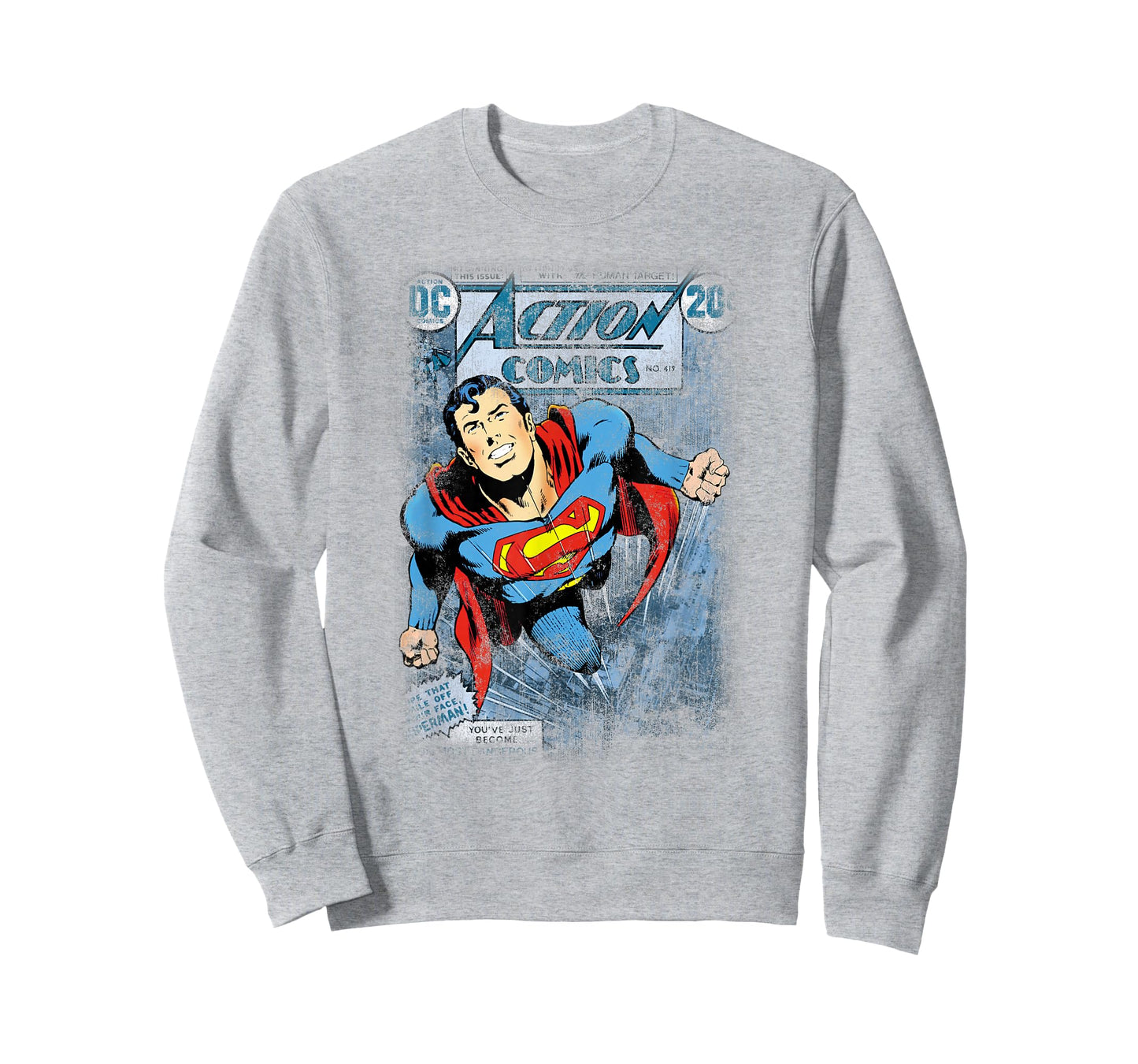 Superman Action #419 Distress T Shirt T-Shirt